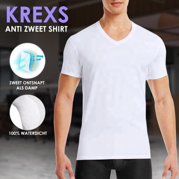 College Transparant uitvinding Anti Zweet Shirt Heren | Krexs